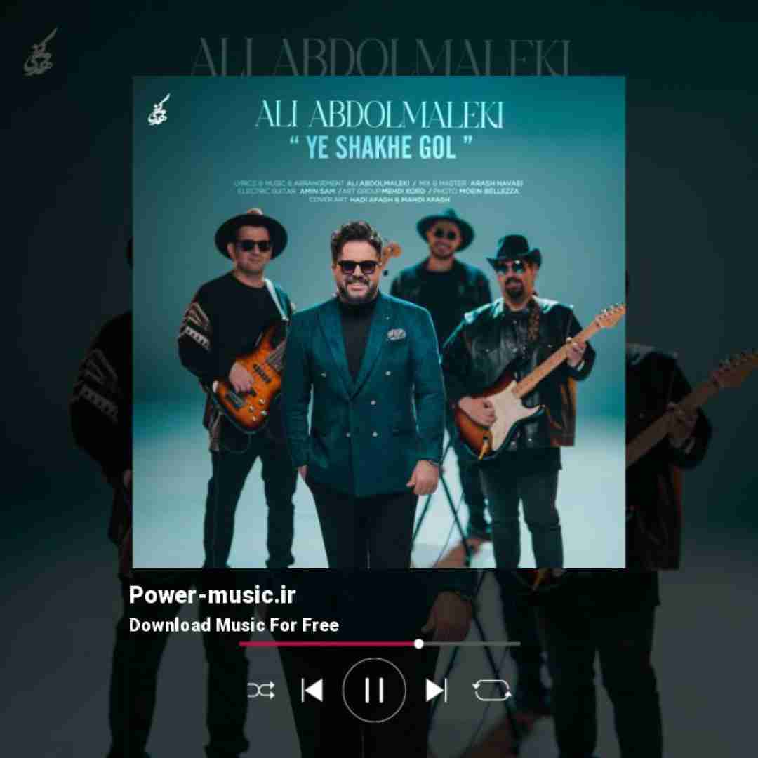 علی عبدالمالکی یه شاخه گل